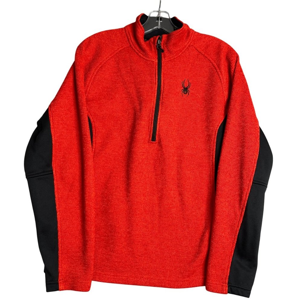 Spyder Outbound‎ Half Zip Sweater Jacket Mens M Volcano Red Outdoor Gorpcore
